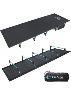 Folding Camping Cot Lightweight Compact & Portable Camping Bed Comfortable